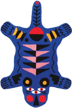 QEEBOO Oggian Blue Panther M Rug