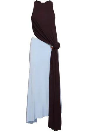 Victoria Beckham Fluid Jersey Cut-out Midi Dress