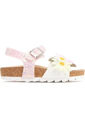 MONNALISA Daisy Appliqué Sandals