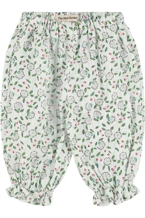 The New Society Printed Cotton Pants