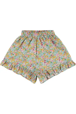 The New Society Printed Cotton Shorts