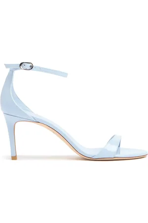 Stuart Weitzman 75mm Nudist Ii Patent Leather Sandals