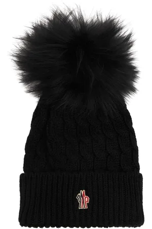 Moncler Virgin Wool Beanie W/ Pompom