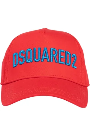 Dsquared2 Cotton Gabardine Hat W/ Logo