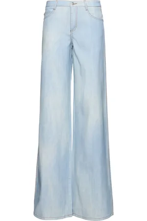 ERMANNO SCERVINO Viscose Denim Baggy Pants