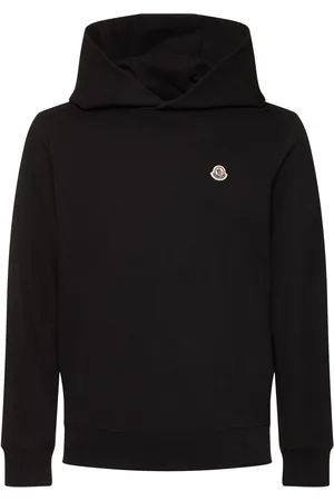 Moncler Logo Patch Cotton Hoodie