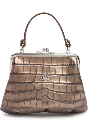 Vivienne Westwood Granny Frame Croc Embossed Purse