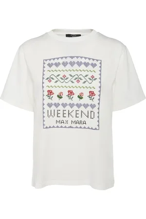 Max Mara Cabina Printed Logo T-shirt