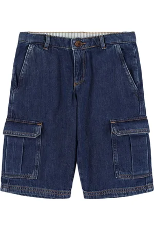 BONPOINT Cotton Denim Shorts