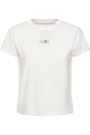 Maison Margiela Logo Patch Cotton Jersey T-shirt