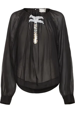 FORTE FORTE Pearl Suite Embroidered Voile Shirt