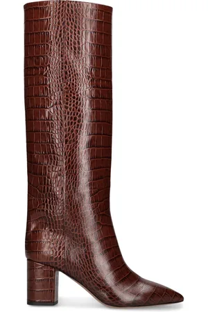 PARIS TEXAS 70mm Anja Croc Embossed Tall Boots