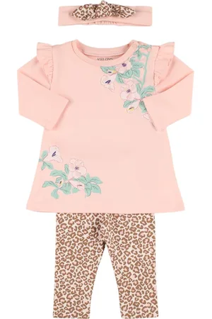 Kenzo Cotton Blend Dress, Leggings & Headband