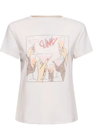 RE/DONE Classic Cheers Printed Jersey T-shirt