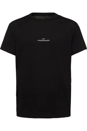 Maison Margiela Logo Embroidery Cotton T-shirt