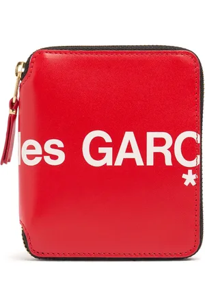 Comme des Garçons Huge Logo Leather Compact Wallet