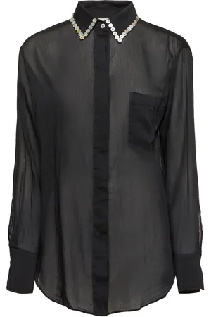 FORTE FORTE Embroidered Voile Bohemian Shirt