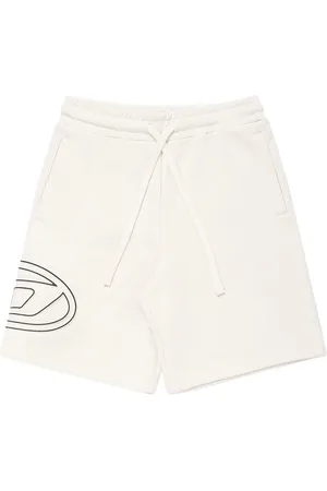 Diesel Cotton Sweat Shorts W/ Logo