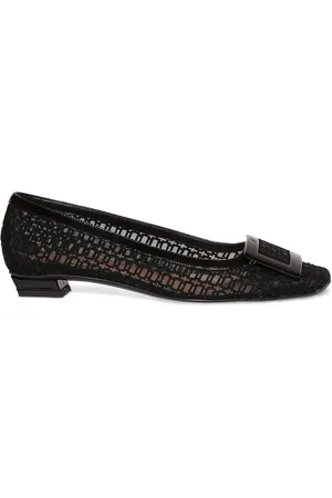 Roger Vivier 25mm Belle Vivier Monogram Mesh Pumps