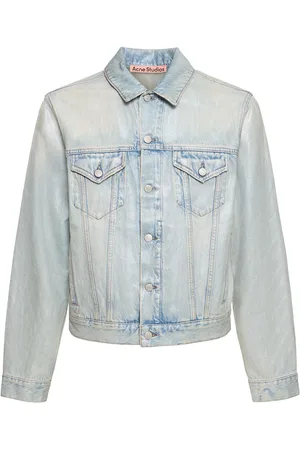 Acne Studios Rye Holo Mermaid Coated Denim Jacket