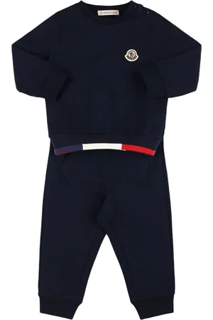 Moncler Tricolor Cotton Sweatpants & Hoodie