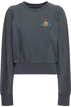 Vivienne Westwood Chyntia Cotton Crop Sweatshirt