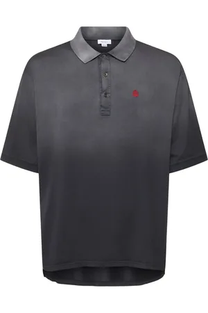 Alexander McQueen Oversized Cotton Polo Shirt