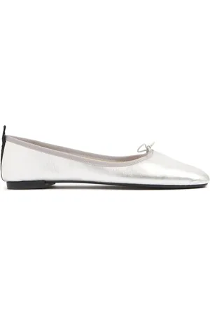Repetto 5mm Garance Metallic Leather Flats
