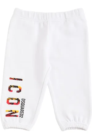 Dsquared2 Logo Print Cotton Sweatpants