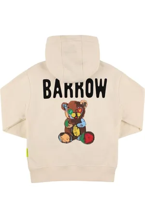 BARROW Printed Cotton Sweatshirt Hoodie