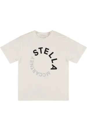 Stella McCartney Printed Logo Cotton Jersey T-shirt