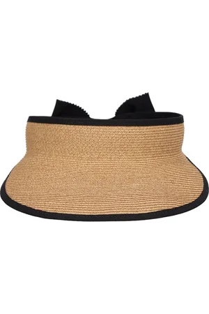 Roger Vivier Broche Vivier Buckle Straw-effect Visor