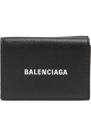 Balenciaga Logo Leather Wallet