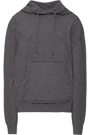 Maison Margiela Hooded Cashmere Blend Knit Sweater