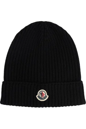 Moncler Logo Virgin Wool Beanie