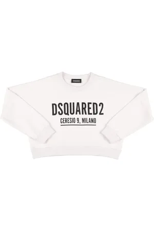 Dsquared2 Rubberized Logo Cotton Sweatshirt