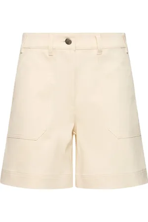 Moncler Cotton Blend Gabardine Shorts