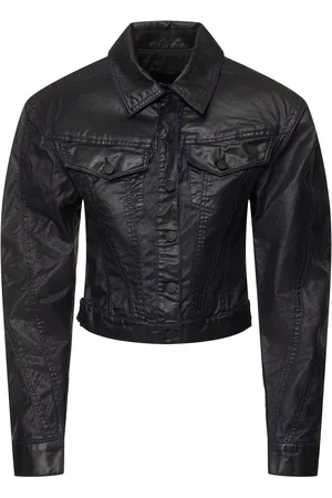MUGLER Waxed Denim Jacket