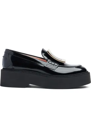 Roger Vivier 45mm Viv Rangers Patent Leather Loafers