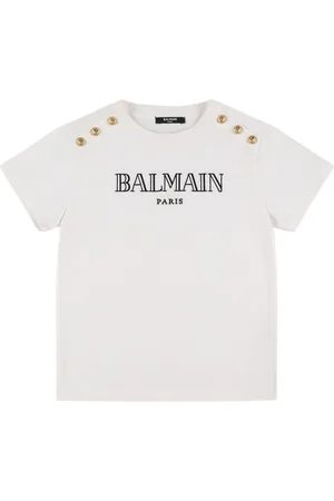 Balmain Logo Cotton Jersey T-shirt
