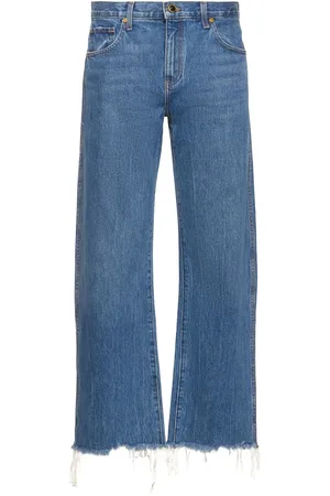 Khaite Kerrie Cotton Denim Straight Jeans