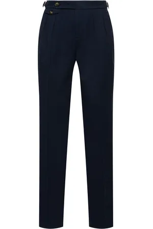 Brunello Cucinelli Pleated Cotton Pants