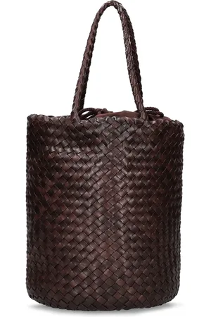 Dragon Diffusion Hand Braided Leather Straps Basket Bag