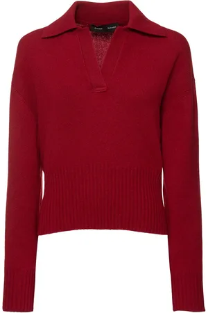 Proenza Schouler Jeanne Cashmere Polo Sweater