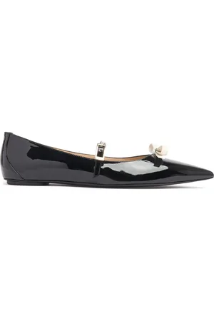 Stuart Weitzman 10mm Felicity Patent Leather Flats