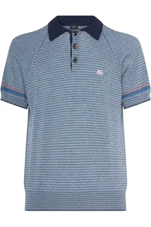 Etro Cotton & Cashmere Knit Polo