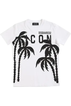 Dsquared2 Printed Cotton Jersey T-shirt