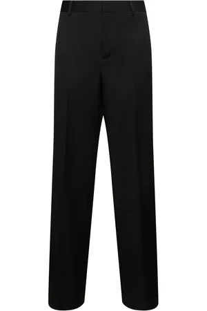 VERSACE Tailored Wool Twill Formal Pants