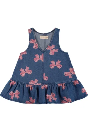Konges Sløjd Printed Cotton Denim Dress