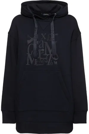 Max Mara Musa Jersey Logo Oversized Hoodie